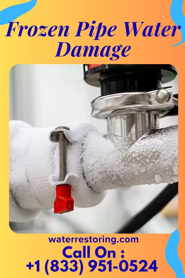 Frozen Pipe Water Damage in Downs, IL